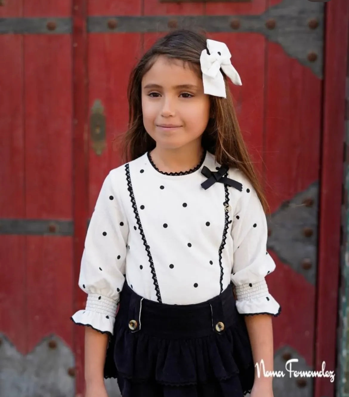 Falda+short +blusa Delia Noma Fernández invierno25