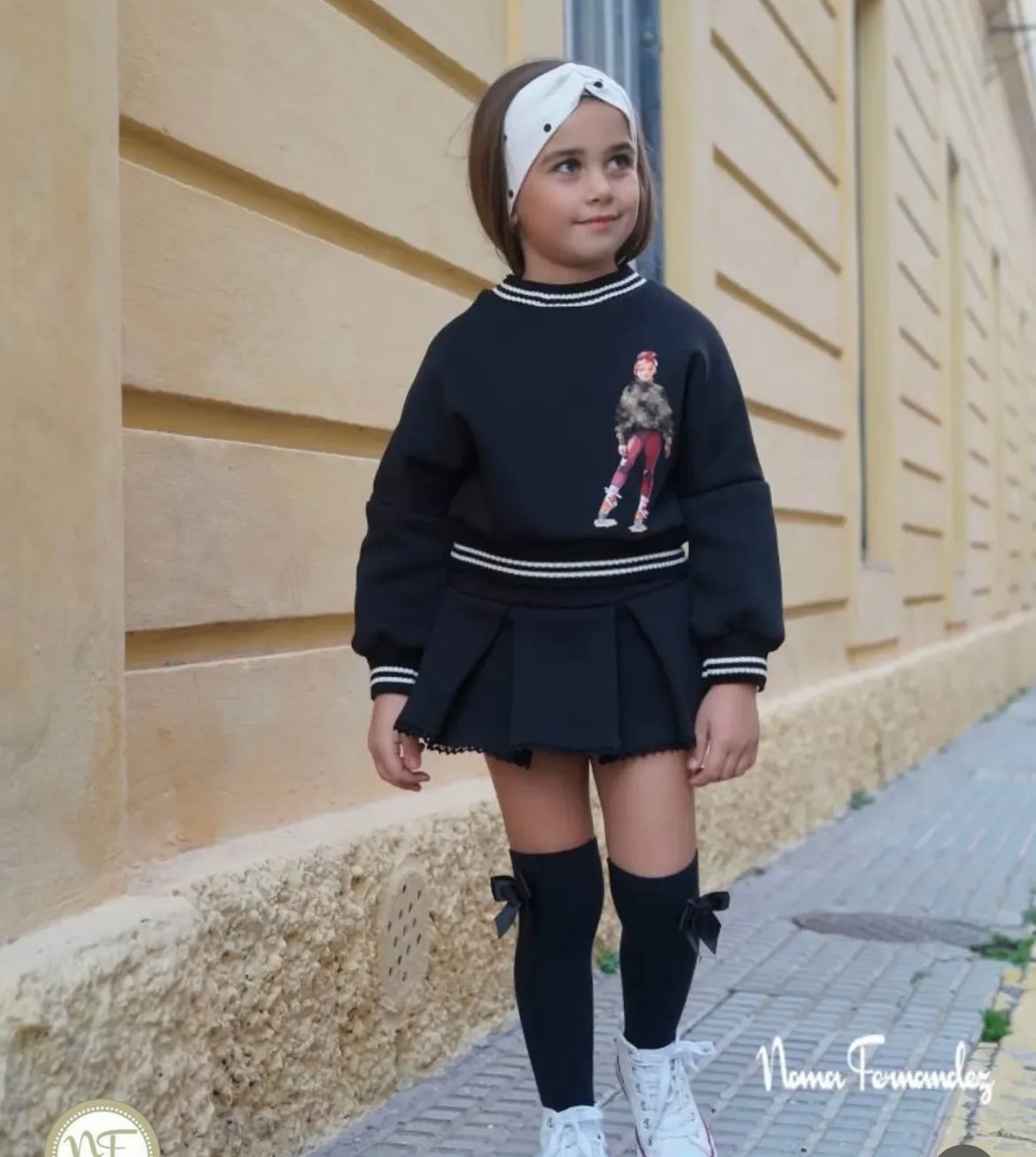 Falda-short +sudadera Delia invierno25