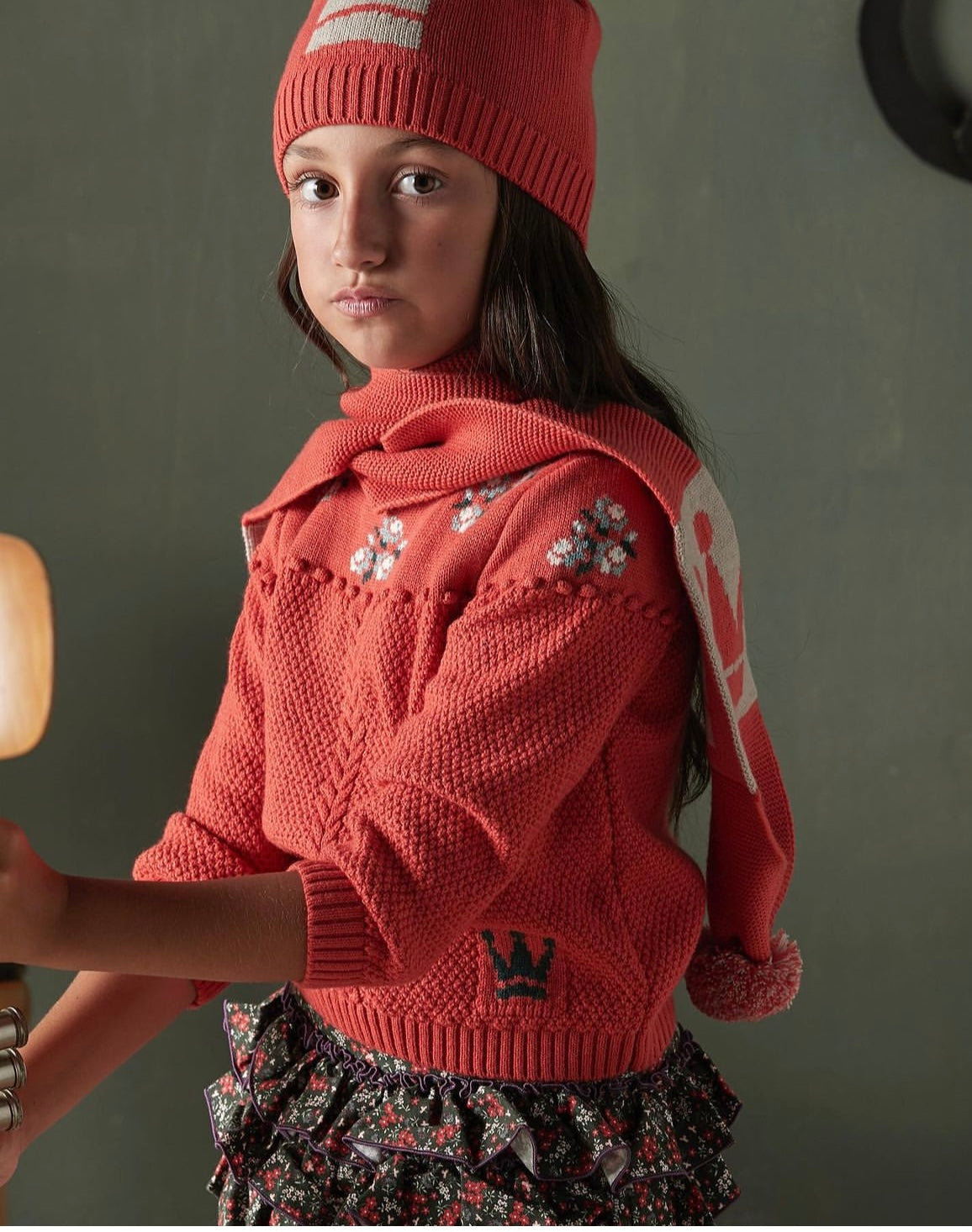 Conjunto niña Bruma con jerséis Eva Castro invierno 2023