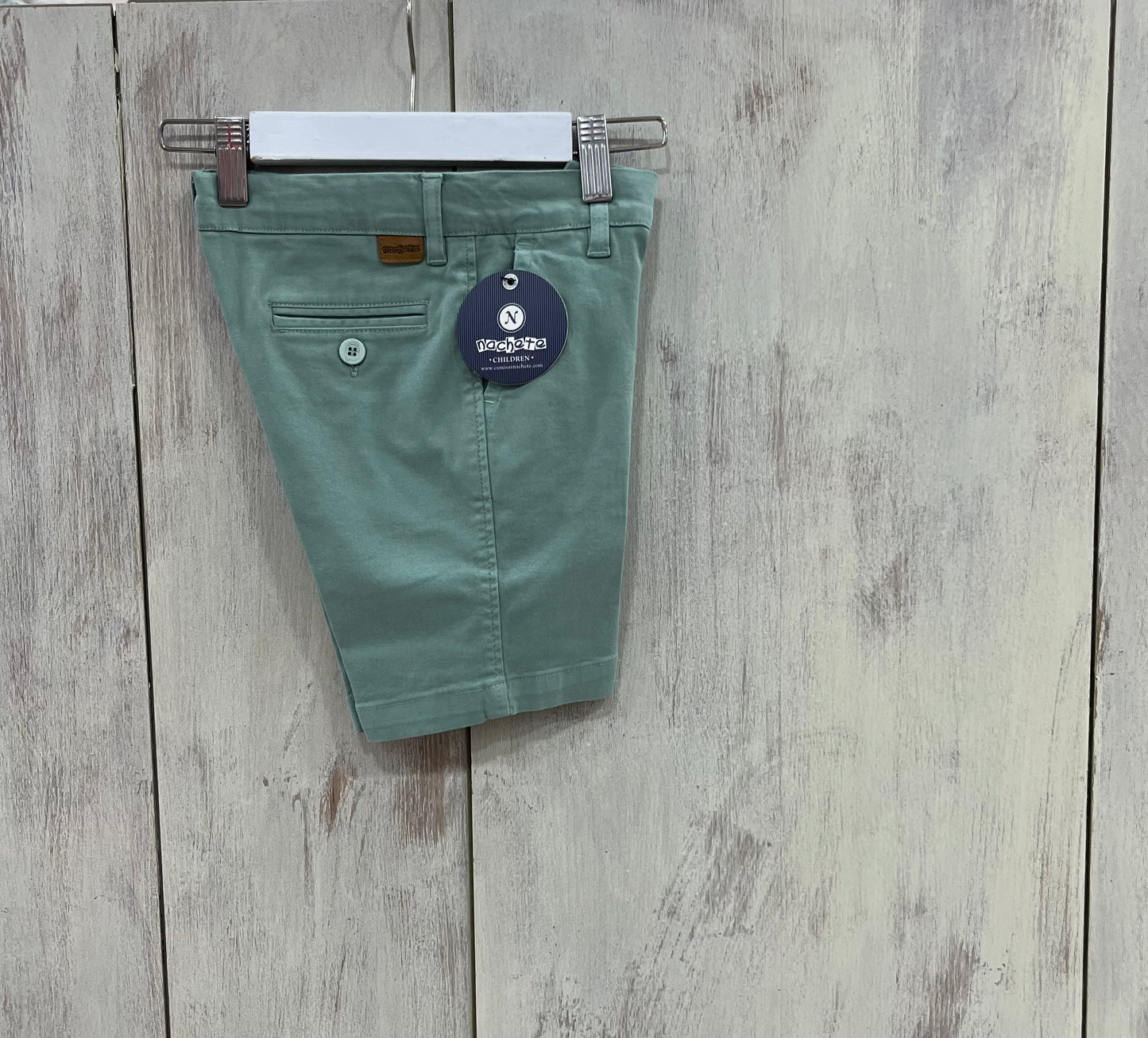 Pantalón loneta en verde seco de Nachete