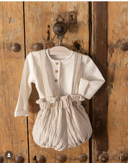Conjunto bebé ceremonia Pilar Batanero verano24