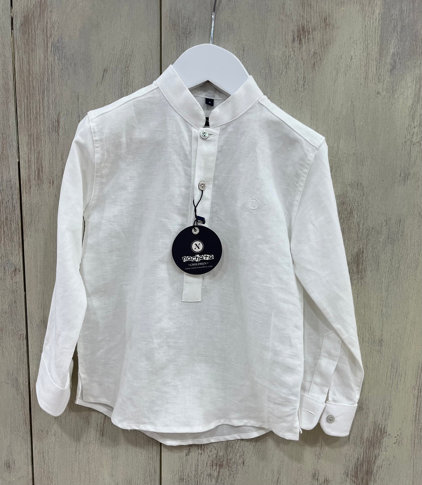 Camisa niño de lino de Nachete