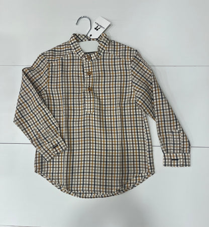 Camisa niño castaña La Martinica invierno26