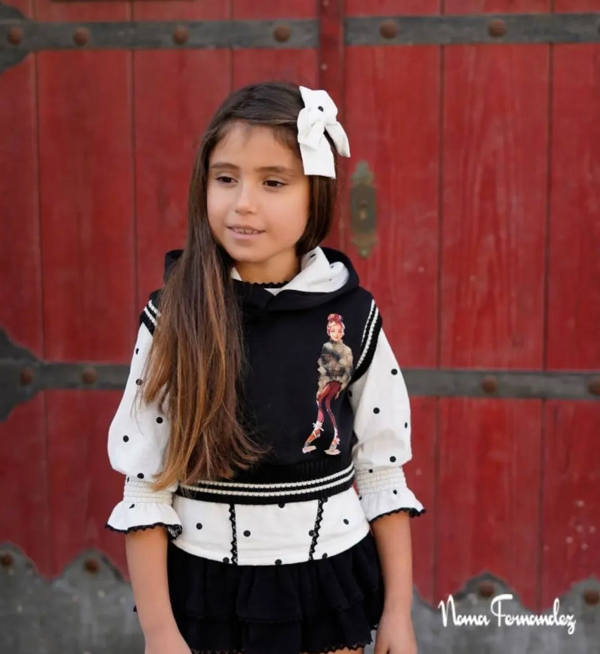 Falda+short +blusa Delia Noma Fernández invierno25