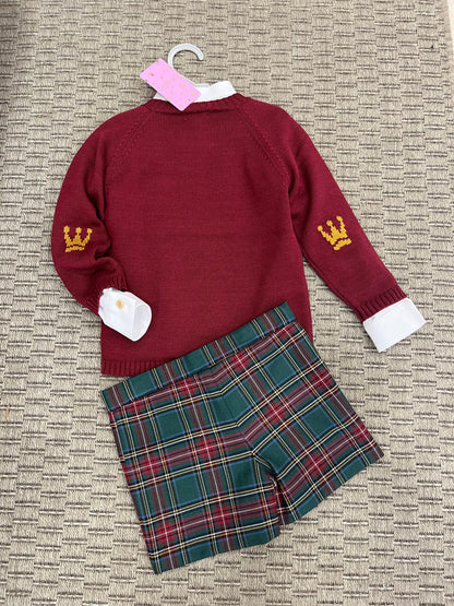 Conjunto niño camisa+bombachoLorene Eva Castro invierno26