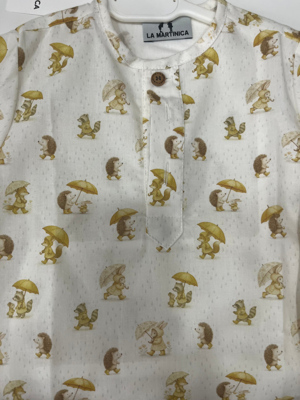 Camisa+bombacho niño castaña La Martinica invierno26