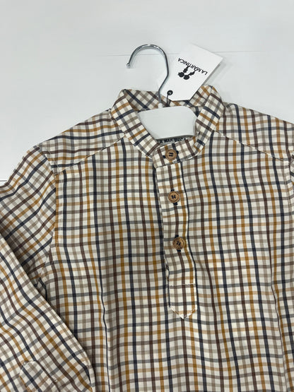Camisa niño castaña La Martinica invierno26
