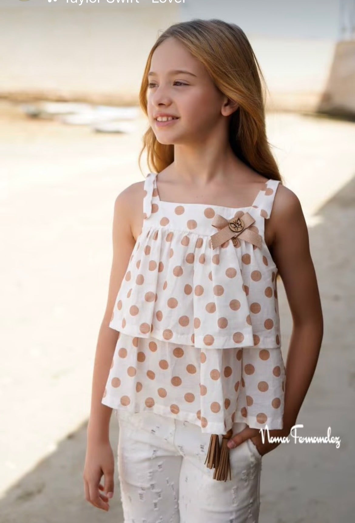 Conjunto Haya pantalón largo+blusón Noma Fernández verano26