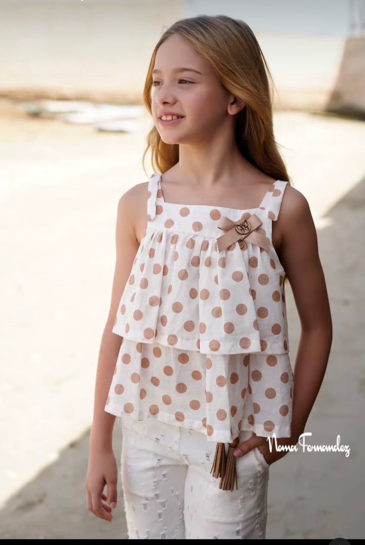 Conjunto Haya pantalón largo+blusón Noma Fernández verano26