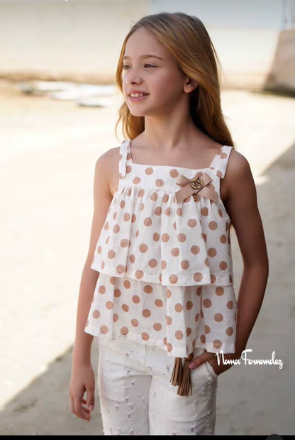 Conjunto Haya pantalón largo+blusón Noma Fernández verano26