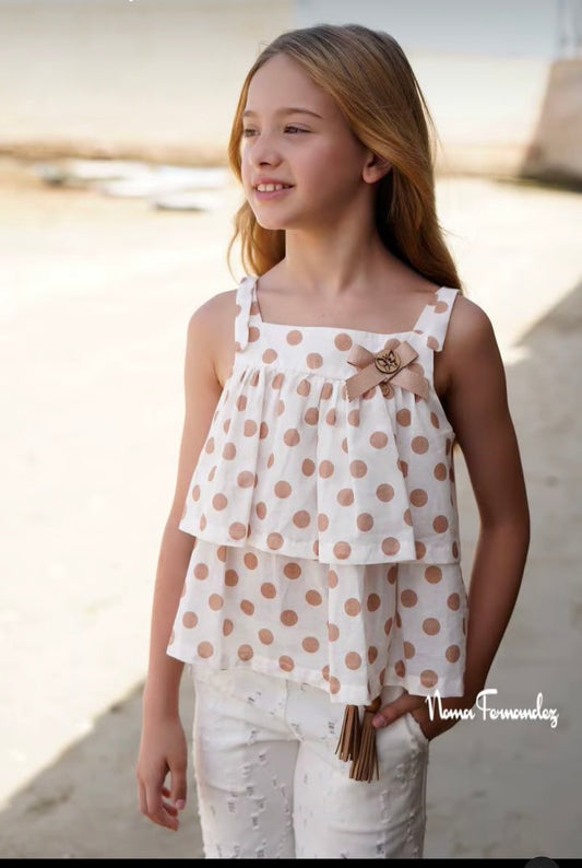 Conjunto Haya pantalón largo+blusón Noma Fernández verano26
