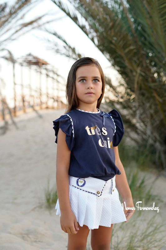 Falda short +camiseta Olmo Noma Fernandez verano26