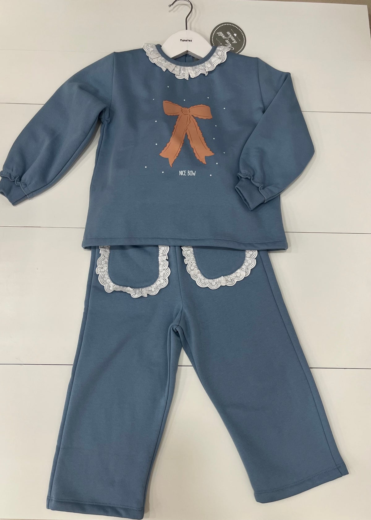 Chandal azul niña Mon Petit bonbon