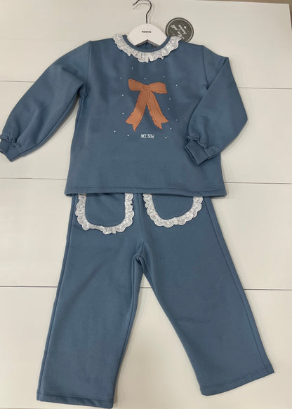 Chandal azul niña Mon Petit bonbon