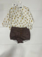 Camisa+bombacho niño castaña La Martinica invierno26