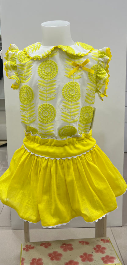 Bombacho falsa +blusa Tolousse Noma Fernández verano25